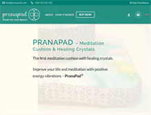 Tablet Screenshot of pranapad.com